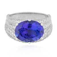 Anillo en oro con Tanzanita AAA (de Melo)