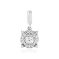 Colgante en plata con Zafiro blanco