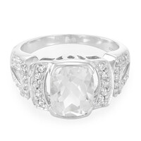 Anillo en plata con Cuarzo Príncipe