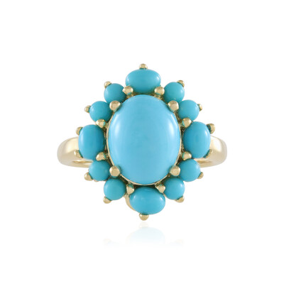Anillo en plata con Turquesa bella durmiente