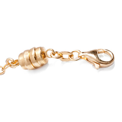 Alargador de cadena en oro magnético 3-6 cm - 2,5 g