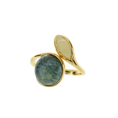 Anillo en plata con Fuchsita