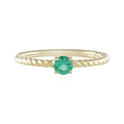 Anillo en oro con Esmeralda de Rusia