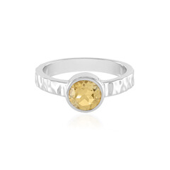 Anillo en plata con Citrino