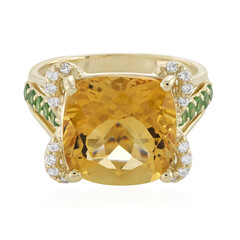 Anillo en oro con Citrino (Adela Gold)