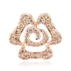 Colgante en oro con Diamante rosa de Francia de Argyle SI1