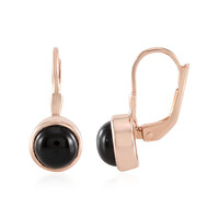 Pendientes en plata con Ónix negro