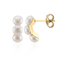 Pendientes en plata con Perla blanca Freshwater (TPC)
