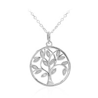 Collar en plata con Diamante I3 (I)