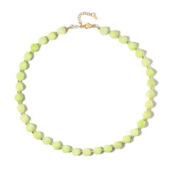 Collar en plata con Cuarzo verde