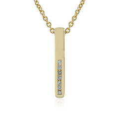 Collar en oro con Diamante I2 (J) (de Melo)