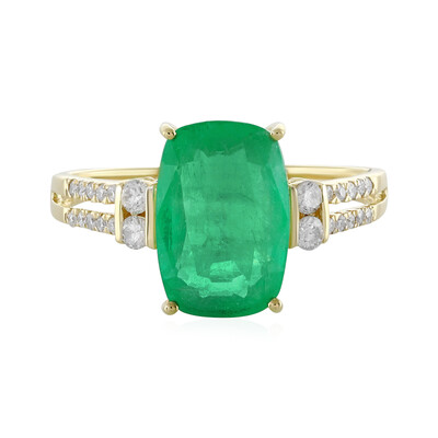 Anillo en oro con Esmeralda de Etiopía (AMAYANI)
