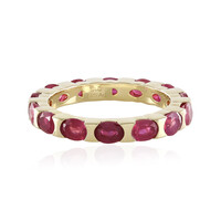 Anillo en plata con Rubí de Madagascar