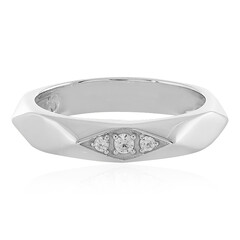 Anillo de hombre en plata con Zircón