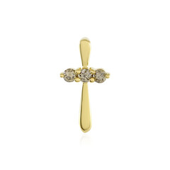 Colgante en plata con Diamante I3 champán