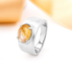 Anillo en plata con Cuarzo rutilado