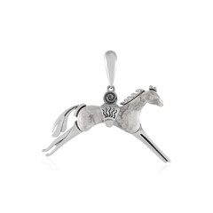 Colgante en plata con Howlita (Desert Chic)