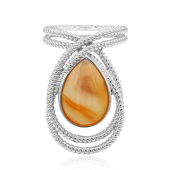 Anillo en plata con Cornalina