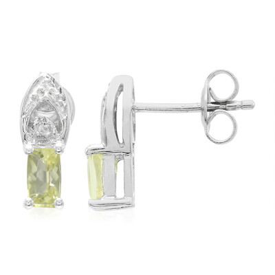 Pendientes en plata con Apatita Xia