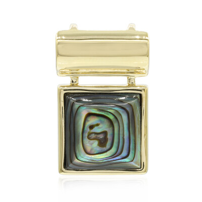 Colgante en plata con Concha de Abalone (MONOSONO COLLECTION)