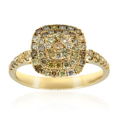 Anillo en oro con Diamante fancy SI2 (CIRARI)