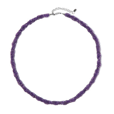 Collar en plata con Amatista