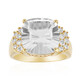 Anillo en plata con Topacio blanco