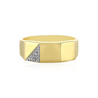 Anillo de hombre en plata con Zircón