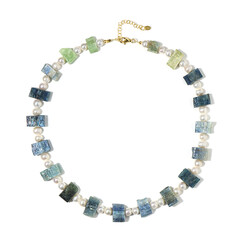 Collar en plata con Cianita