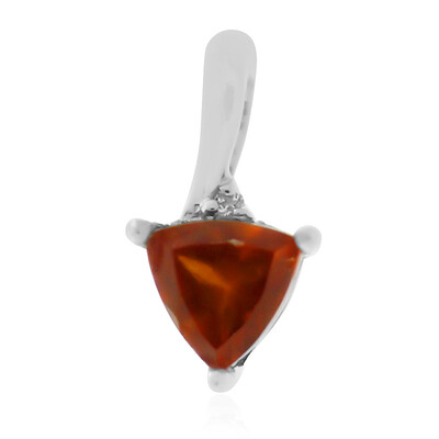 Colgante en plata con Granate Hesonita