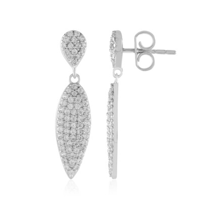 Pendientes en plata con Zircón