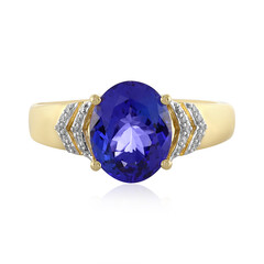 Anillo en oro con Tanzanita AAA (AMAYANI)