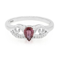 Anillo en oro con Zafiro Padparascha no calentado