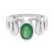 Anillo en plata con Esmeralda de Bahía