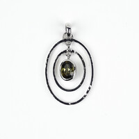 Colgante en plata con Turmalina