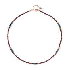 Collar en plata con Hematita mística
