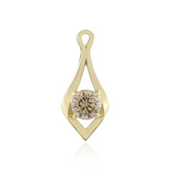 Colgante en oro con Diamante champán I2