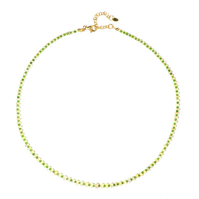 Collar en plata con Diópsido de Rusia