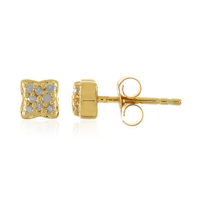 Pendientes en plata con Diamante I3 (H)