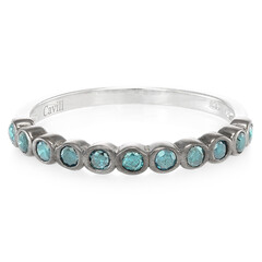 Anillo en plata con Diamante fantasía