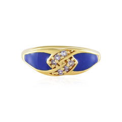 Anillo en plata con Tanzanita