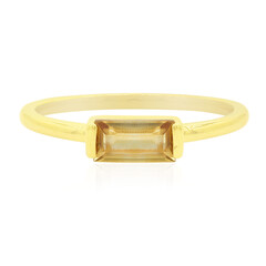 Anillo en plata con Citrino