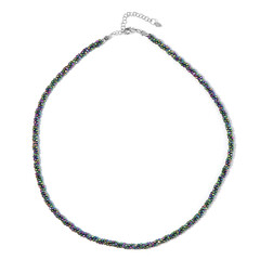 Collar en plata con Hematita mística