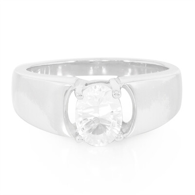 Anillo de hombre en plata con Petalita