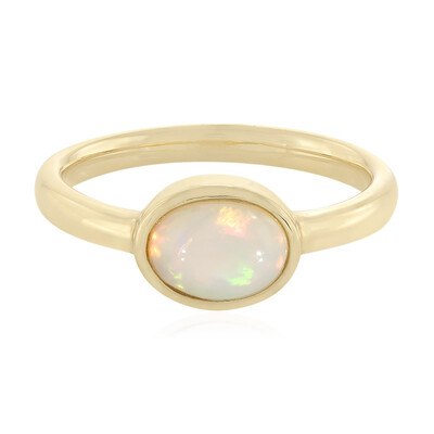 Anillo en plata con Ópalo de Welo (MONOSONO COLLECTION)