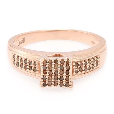 Anillo en plata con Diamante fantasía