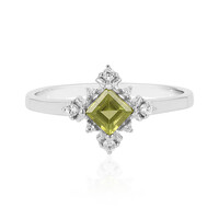 Anillo en plata con Peridoto