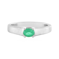 Anillo en plata con Esmeralda de Etiopía