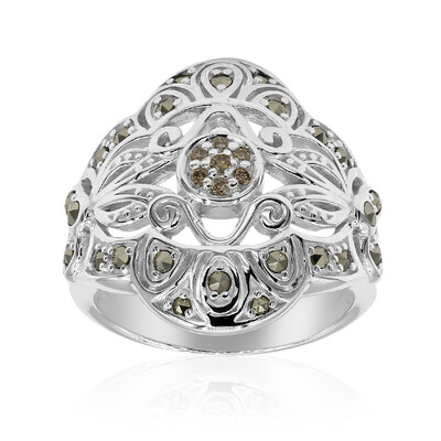 Anillo en plata con Marcasita (Annette classic)