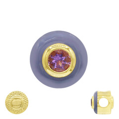 Colgante en plata con Amatista